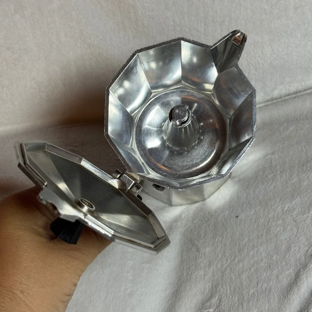 Primula 6 Cup HEAVY WEIGHT Aluminum Espresso Maker, Moka Pot Italian/Cuban/Greca